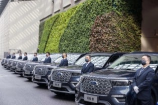 第四届中国国际进口博览会指定用车品牌车队